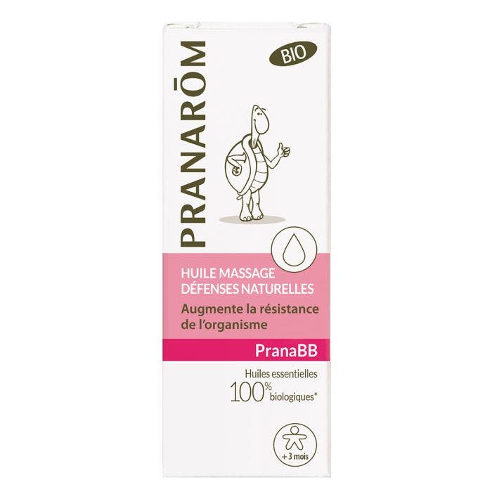 Pranabb Aceite De Masaje Defensas Naturales A Partir De 3 Meses Bio 10 10ml Pranabb Dès 3kg Pranarôm