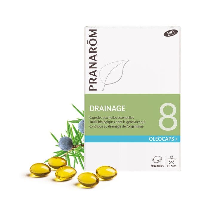N°8 Depurativo Bio 30 Capsulas Oleocaps+ Oléocaps Pranarôm