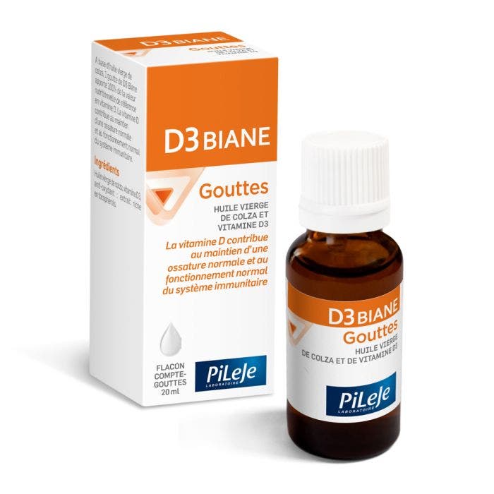 Vitamina D3 Biane Gotas 20ml Pileje