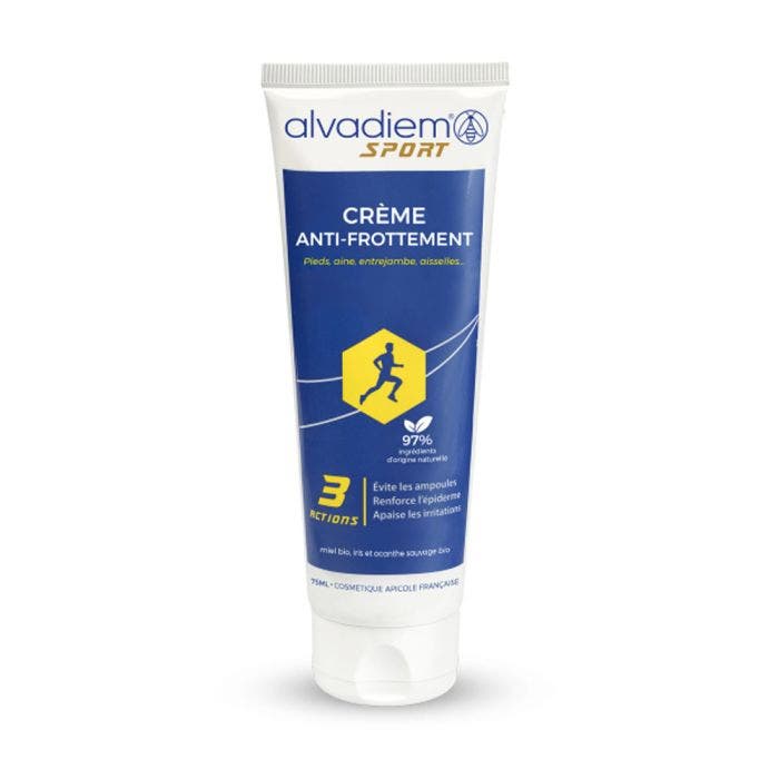 Creme Anti-frottement 3 Actions 75ml Sport Alvadiem
