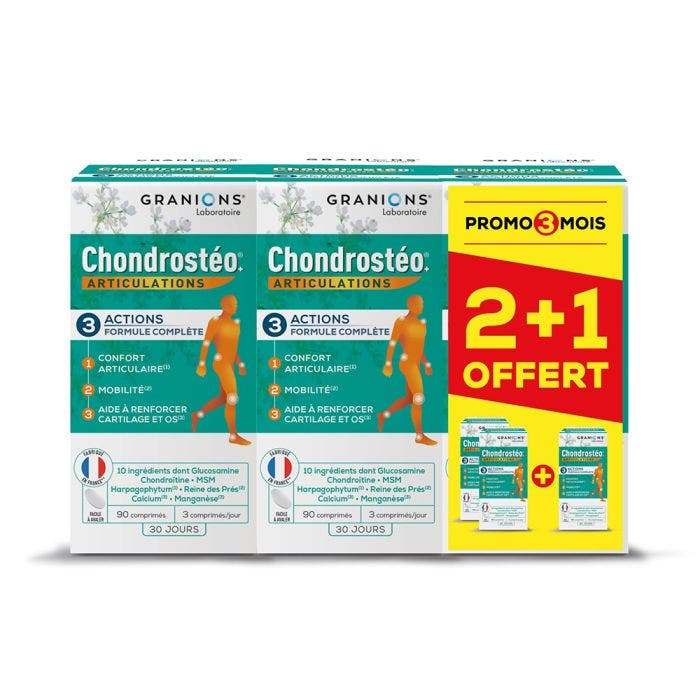 Chondrosteo Articulaciones 3x90 Comprimidos Granions
